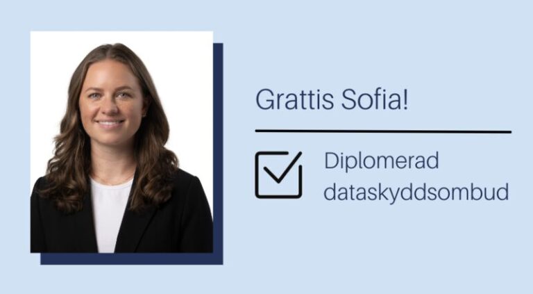 Läs mer om artikeln Sofia – diplomerat dataskyddsombud