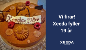 Läs mer om artikeln Xeeda fyller 19 år!