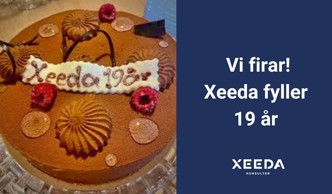 Du visar för närvarande Xeeda fyller 19 år!