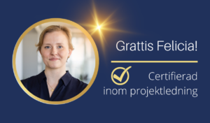 Läs mer om artikeln Grattis Felicia till certifieringen!