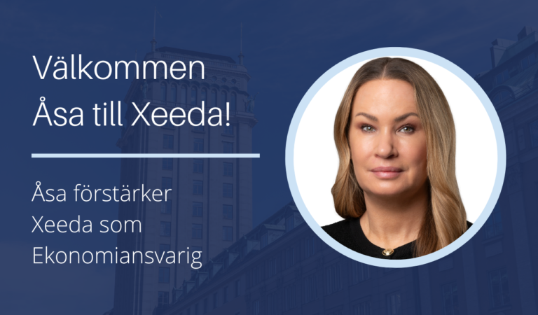 Läs mer om artikeln Välkommen Åsa till Xeeda!